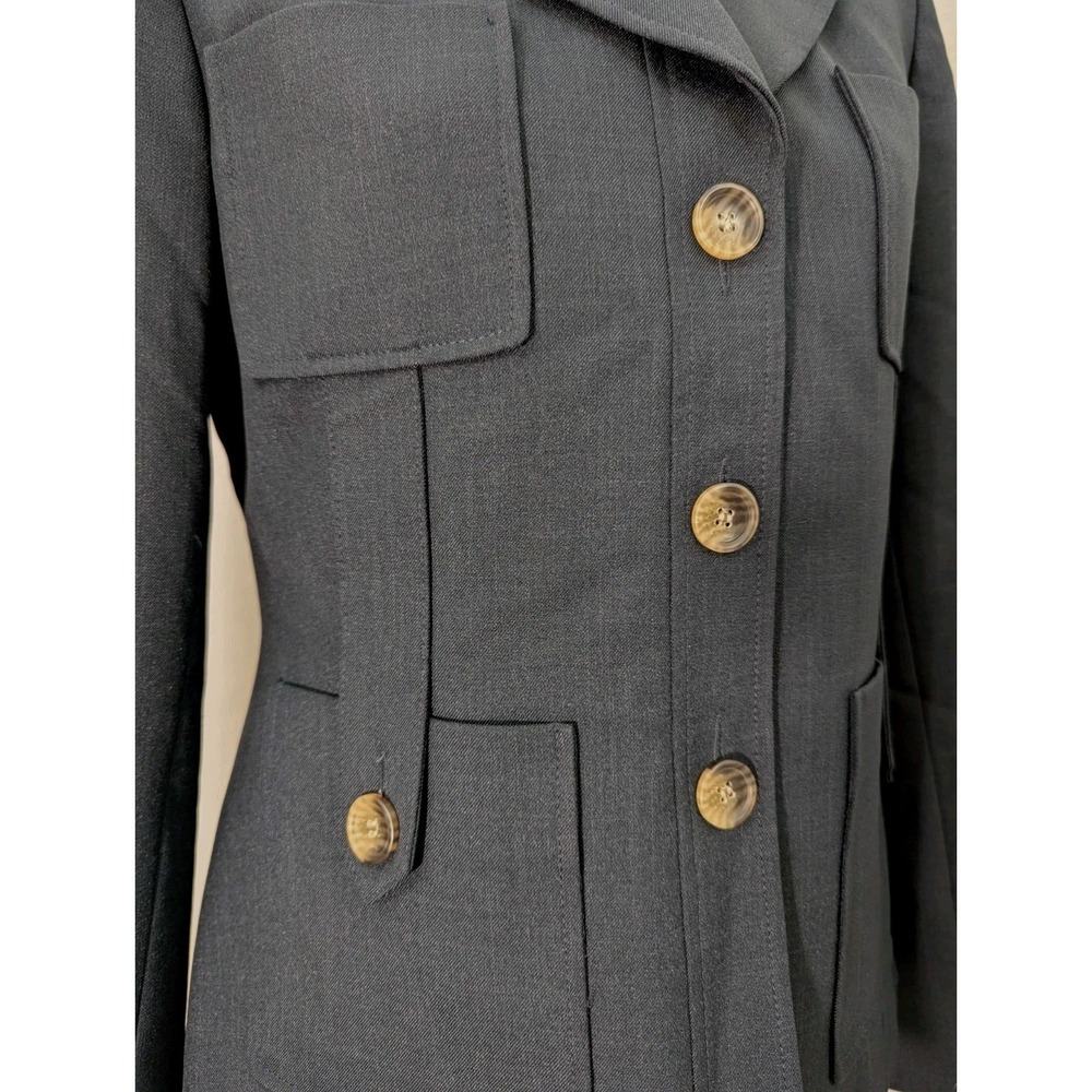 Evan Picone Navy Blue Single Breasted Blazer Women's Size 6 - Picture 5 of 7